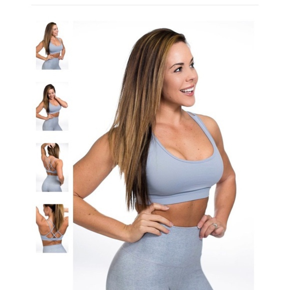 P’tula Saraya Live it Up sports bra - baby blue